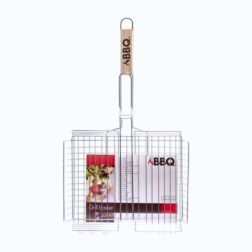 Grill rács fa nyéllel 48x34 cm