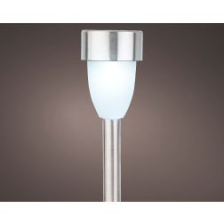 Stake light stainl steel Batt lesz&uacute;rhat&oacute;, kerti szol&aacute;r l&aacute;mpa