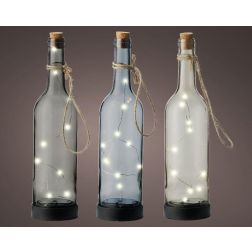 Garden light glass 3 színben kerti szolár lámpa