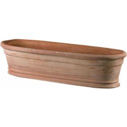 AnticoMestiere Giardiniera Ovale Liscia agyagláda 65 cm
