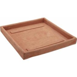 AnticoMestiere Sottovaso Quadrato agyagláda alátét 35 cm