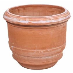 AnticoMestiere Vaso a Barile Liscio agyagcserép 20 cm