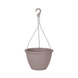Artevasi Algarve Hanging basket 25 cm műanyag kaspó taupe színben