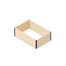 Upyard fa magaságyás raklapkeret GardenBox Modern 120 cm x 80 cm x 40 cm natúr