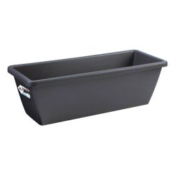 Elho Barcelona trough 40 cm anthracit színű, műanyag balkonláda