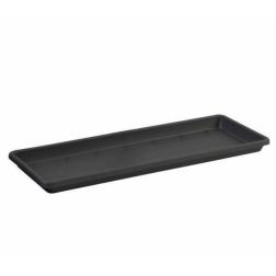 Elho Barcelona trough saucer 40 cm anthracit színű ládához, műanyag alátét