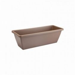 Elho Barcelona trough 40 cm taupe színű, műanyag balkonláda