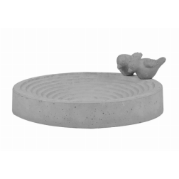 Beton madáretető és itató tál, 29 cm átmérőjű