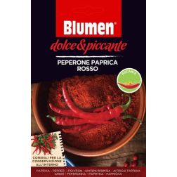 Blumen Peperone Paprica Rossi, csípős piros pepperóni chili paprika vetőmag
