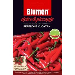 Blumen Peperone Yucatan, csípős pepperóni chili paprika vetőmag
