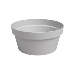 Artevasi Capri Bowl Light Grey műanyag növénytartó 25 cm