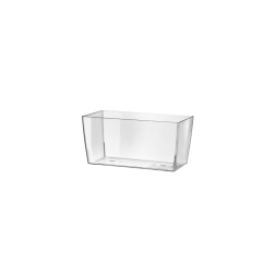 Teraplast Coimbra Clear műanyag növénytartó 25 cm