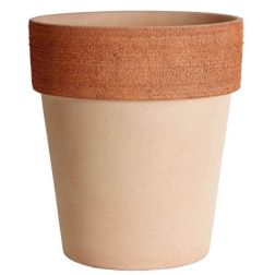 Degrea Vaso Alto Graffiato agyagcserép