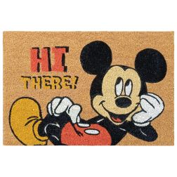 Mickey egér mintás lábtörlő Hi there felirattal, 1,5x60x40 cm