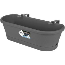 Elho Corsica Easy Balcony Anthracite műanyag növénytartó 60 cm