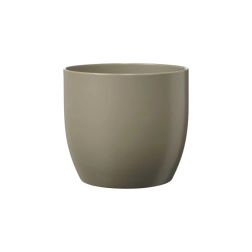 Soendgen Basel Fashion matte kerámia kaspó világosszürke 14 cm