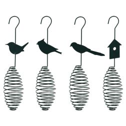 Esschert Design sz&uuml;rke f&eacute;m mad&aacute;retető 10,6x7,7x35,2 cm, t&ouml;bb v&aacute;ltozatban