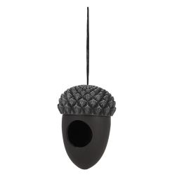 Esschert Design függeszthető szürke műanyag madárház 10,5x10,5x15,6 cm