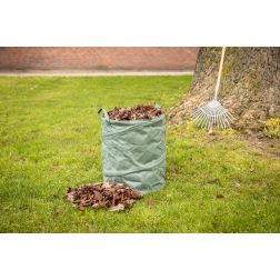 Műanyag lev&eacute;lgyűjtő zs&aacute;k, &uacute;jrahasznos&iacute;tott anyagb&oacute;l, 45 cm &aacute;tm&eacute;rőjű