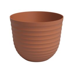 Artevasi Havana Waves 20 cm műanyag kaspó Brown Terracotta
