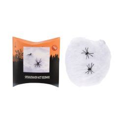 Mini pókháló + fekete pókok, 21 g