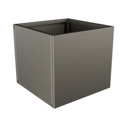 Nívó Cubo virágláda S, Quartzszürke színben 50x50x45 cm