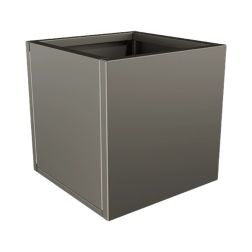 Nívó Cubo virágláda XS, Quartzszürke színben 40x40 cm
