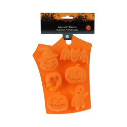 Halloween szilikon sütőforma (tök design), 230x165x30 mm