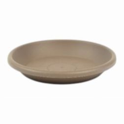 Műanyag kör alakú alátét taupe színben, 78 cm