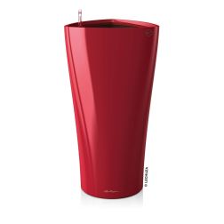 Lechuza DELTA Premium Scarlet Red High Gloss műanyag n&ouml;v&eacute;nytart&oacute; 30 cm