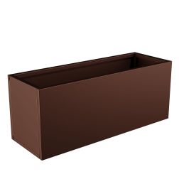 Nívó Lineo virágláda L, Mahagónibarna színben 100x35x40 cm