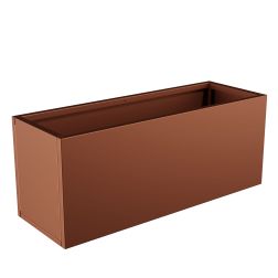 Nívó Lineo virágláda L, Rézbarna színben 100x35x40 cm