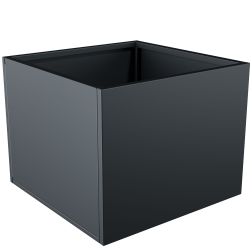 Nívó Cubo virágláda L, Antracit színben 70x70x55 cm