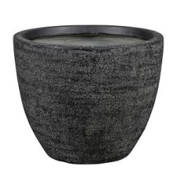 NDT Logan 04G dark grey set of 4 kerámia növénytartó szett