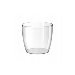 Teraplast Madeira Clear műanyag növénytartó 11 cm