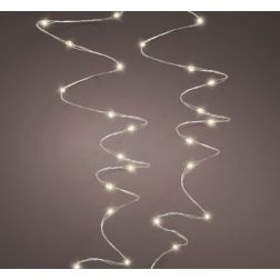 Melegfehér LED fényfüzér, 180 égővel, 900 cm
