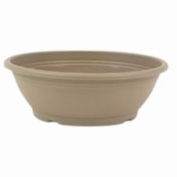 Műanyag virágtál taupe színben, 60 cm