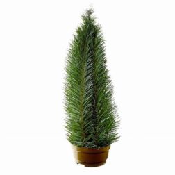 Műfenyő mini 50 cm tálban