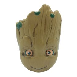 Groot alakú kerámia kaspó, 11x8,8x9 cm