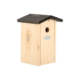 Fa mad&aacute;rh&aacute;z cineg&eacute;knek, fekete tetővel, 23 cm