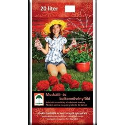 Oázis muskátli és balkonnövény föld 20 liter