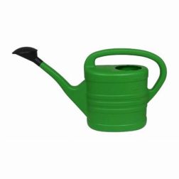 Műanyag Öntözőkanna békazöld színben, 5 L
