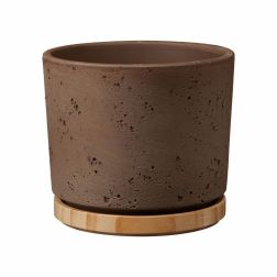 soendgen Paros Deluxe sand gray 19 cm kerámia kaspó