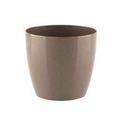 Artevasi San Remo Glossy 6 cm műanyag kaspó Dark Beige