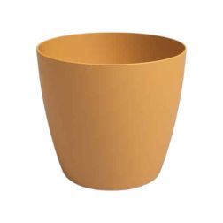 Artevasi San Remo Matte Honey Yellow műanyag növénytartó 9 cm