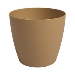 Artevasi San Remo Matte 6 cm műanyag kaspó Mustard