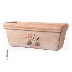 Deroma Cassetta Sicilia agyag virágláda 40 cm