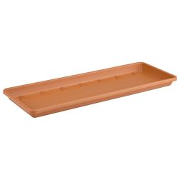 Elho Barcelona trough saucer 50 cm terra színű ládához, műanyag alátét