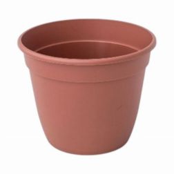 Műanyag ültető cserép terrakotta színben, 20 cm