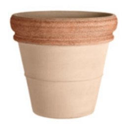Degrea Vaso Doppio Bordo Graffiato agyagcserép 35 cm